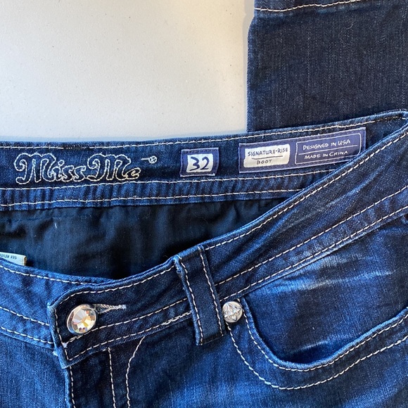 Miss Me Jeans signature-rise boot cut 32x35 - Picture 8 of 9
